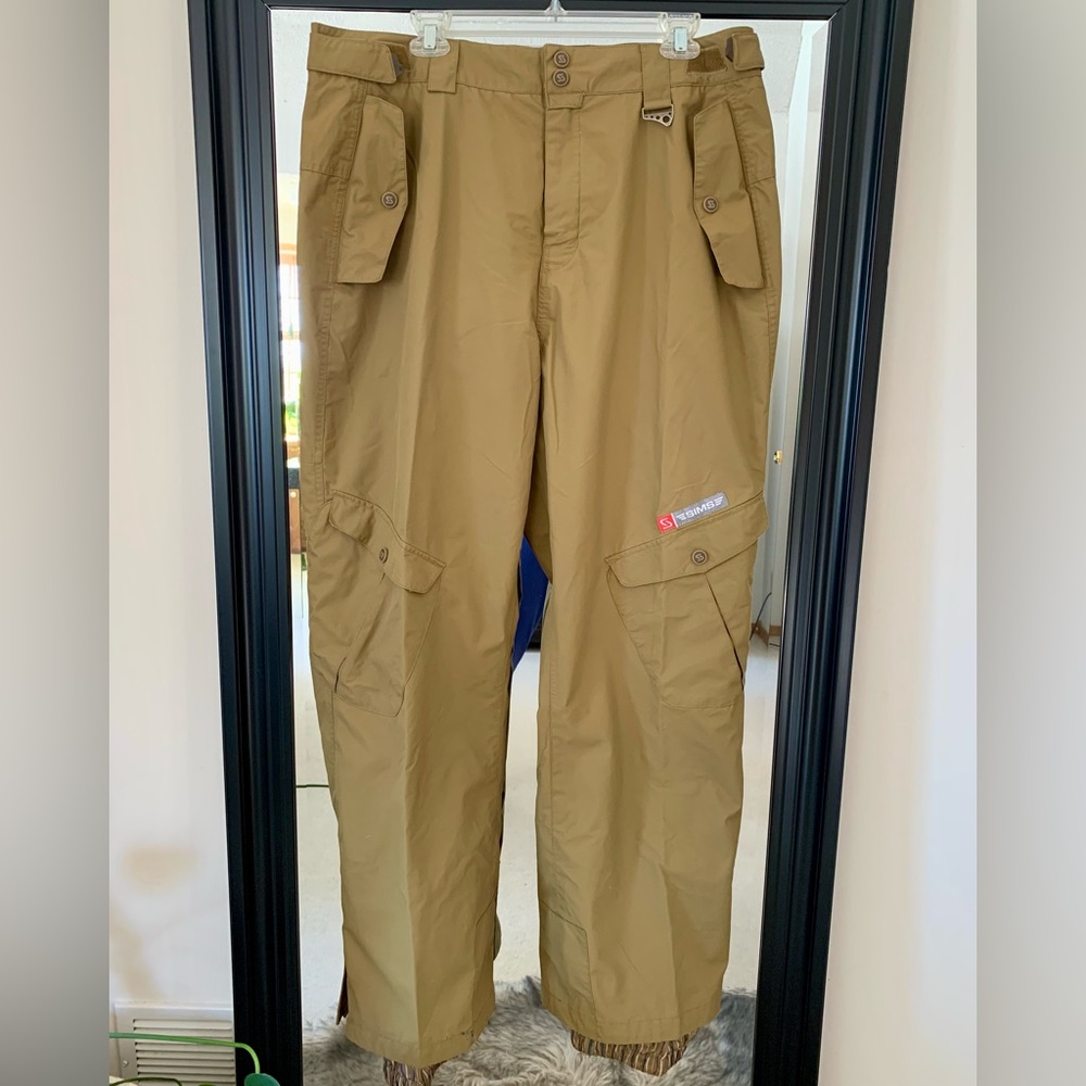 SIMS Tan Lined Fishing Pants